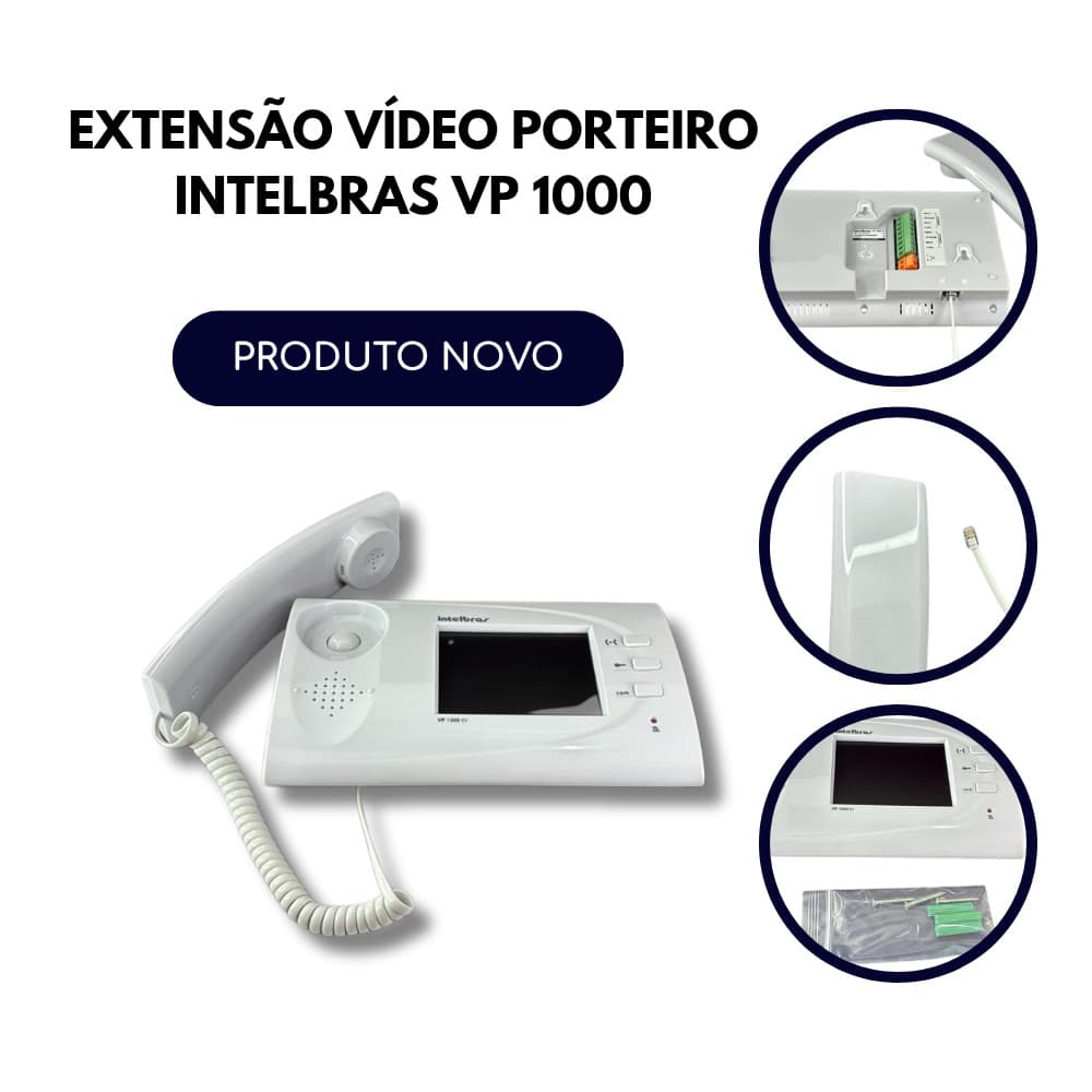 EXTENSÃO VÍDEO PORTEIRO INTELBRAS VP 1000