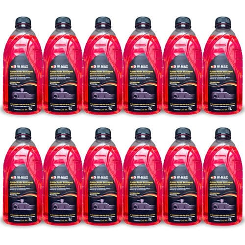 12 Fluido Para Radiador Liquido Arrefecimento W-max 1l Rosa