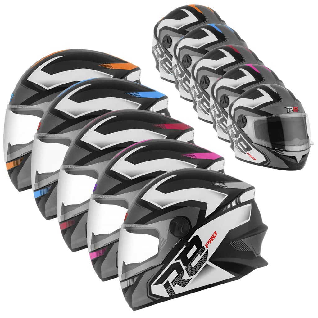 Capacete Moto Fechado Pro Tork R8 Inmetro Esportivo Barato