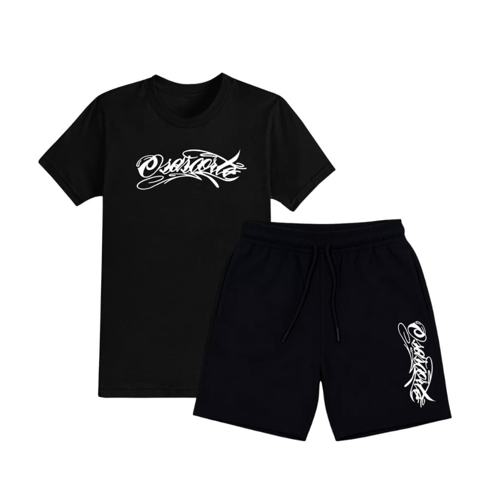 KIT CAMISETA + SHORT BERMUDA TACTEL ELASTANO DTF CORES