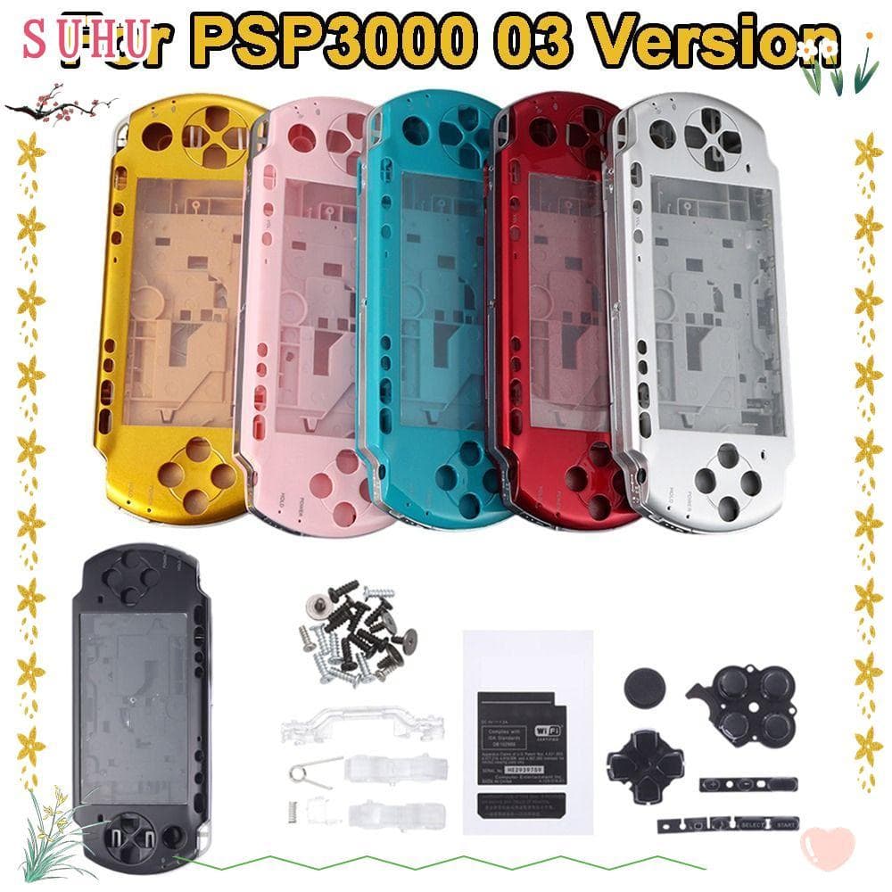 Capa De Substituição SUHU , Conjunto Completo Com Kit De Proteção De Botões , Parafusos Para Versão PSP3000 03