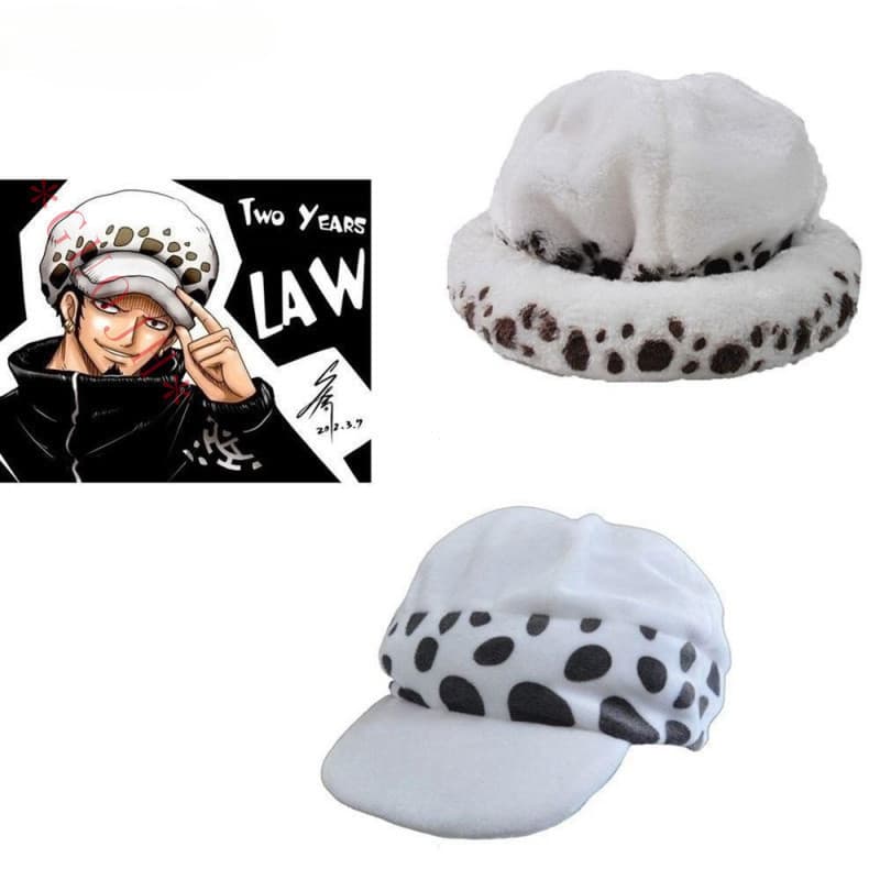 MISS.YE Anime Hat Unisex Vintage Moda De Inverno Japonesa Trafalgar D Water Law Man Cap