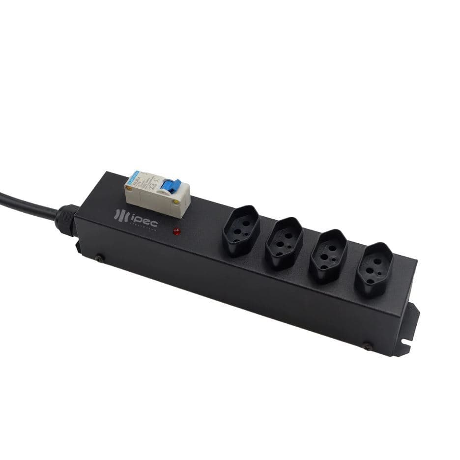 Filtro de Linha Profissional IPEC FL Power – 4 Tomadas, Proteção Elétrica Avançada
