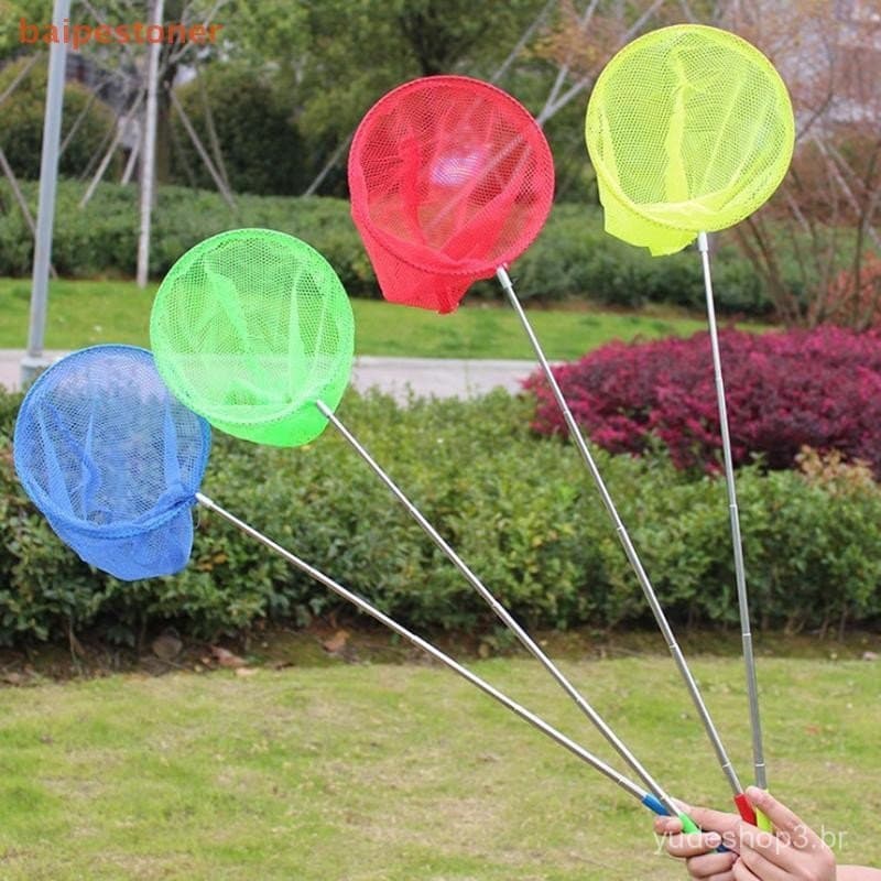 [baipestoner] Rede De Borboleta Telescópica Extensível Para Crianças , Brinquedo Pegar Insetos , Peixes , Presente