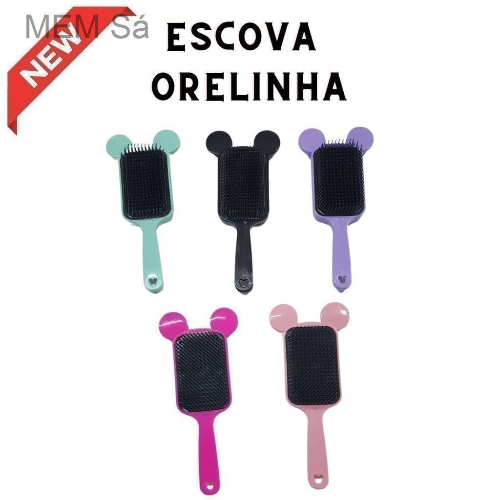 Escova Flex Orelhinha Sortida - Escova Sortida Para Cabelo Cuidados Com Cabelo NN5H