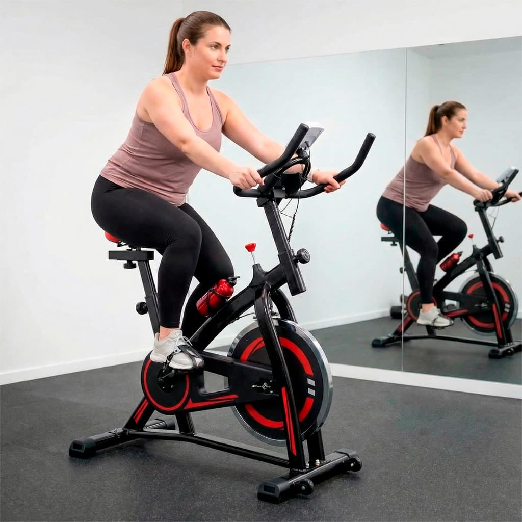 Bike Ergometrica Bicicleta Spinning de academia profissional suporta 120kg Ergonomica Magnetica Top!