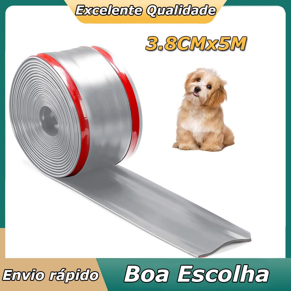 Adesiva Protetor E Organizador De Cabos Casa Escritorio fios organizador de Cabos para Casa e Escritório 3.8cmx5m Cinza