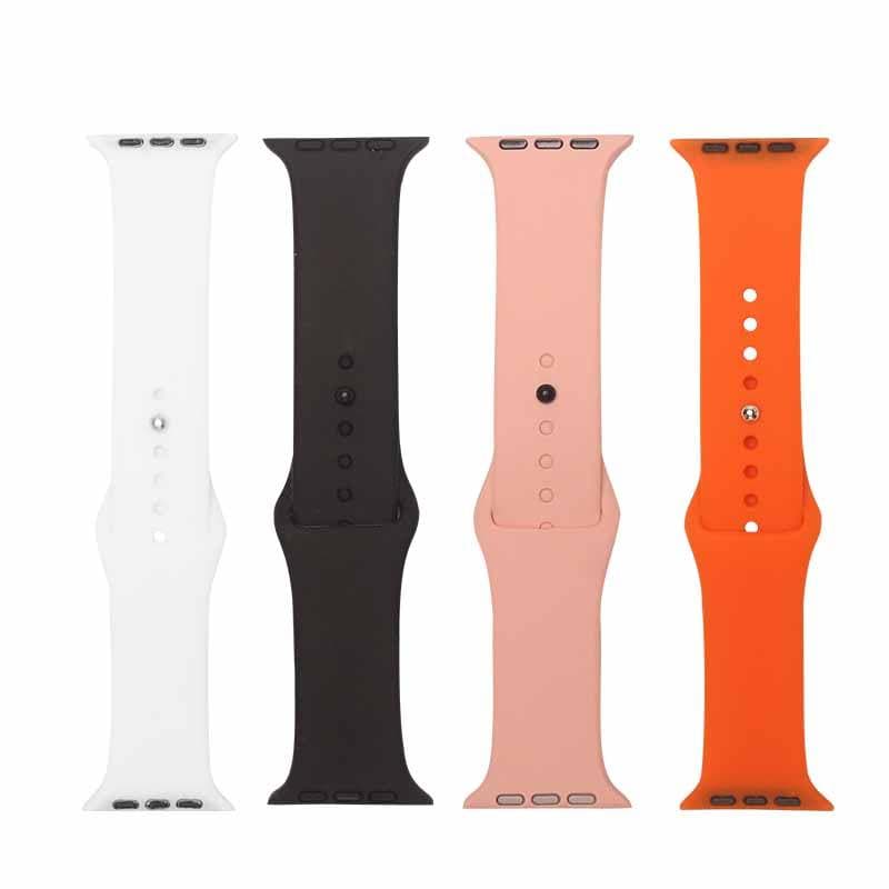 Pulseira De Smartwatch Relógio Inteligente Silicone Multicolorido Simples 42mm 45mm 49mm Para W59/T800/T900/S11