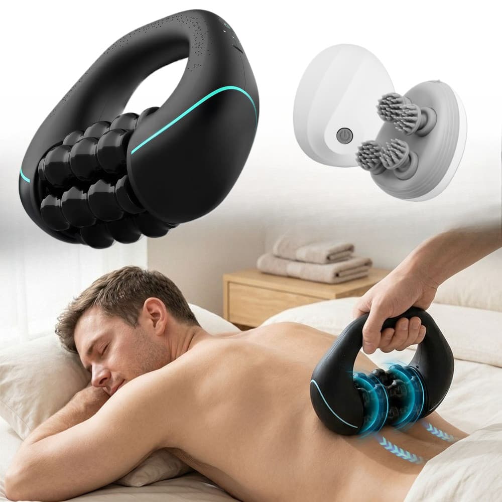 Mini Massageador Percussiva Recarregável , Alívio Da Fadiga Do Corpo Inteiro , Tecido Profundo E Relaxamento Muscular