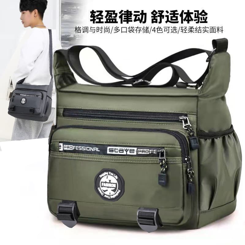 Bolsa de ombro de negócios bolsa masculina Oxford pano saco do mensageiro maleta grande capacidade multifuncional mochil