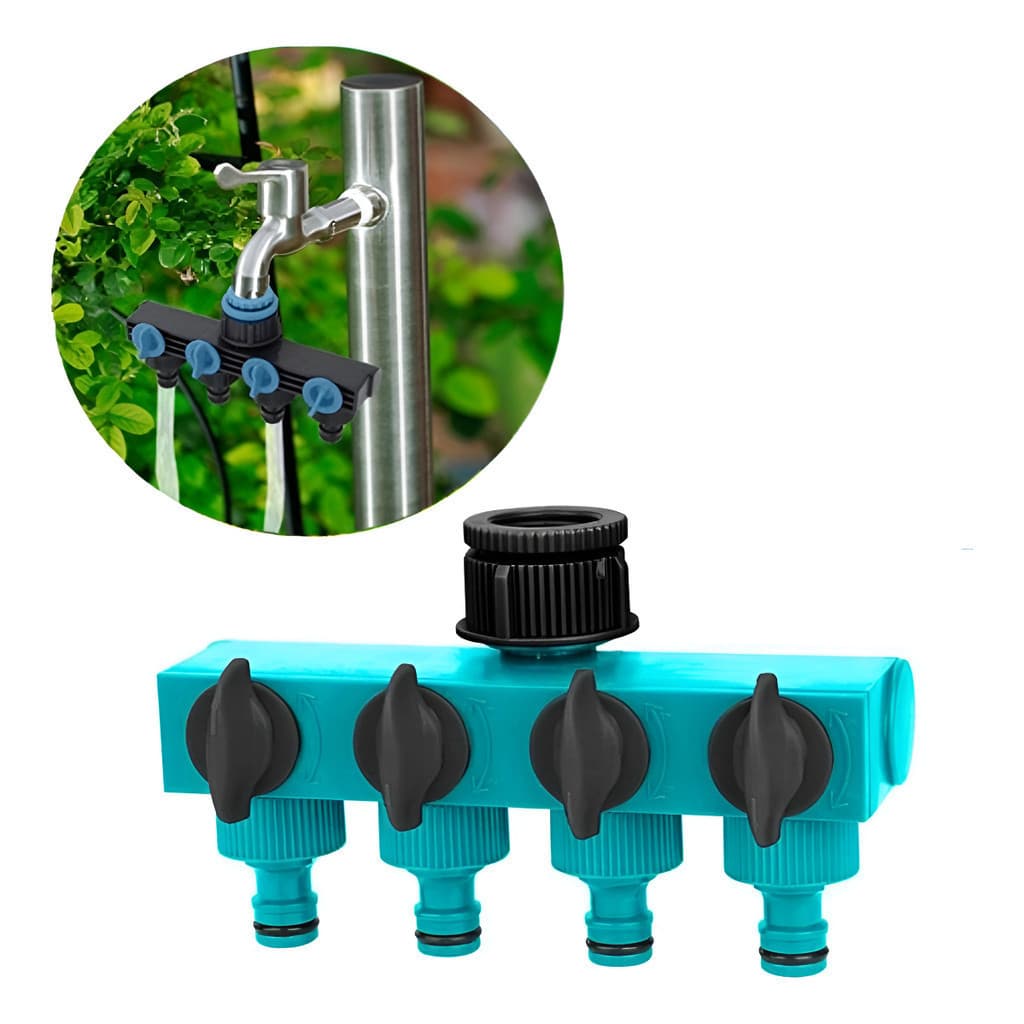 Adaptador de Torneira 4 Saídas Jardim