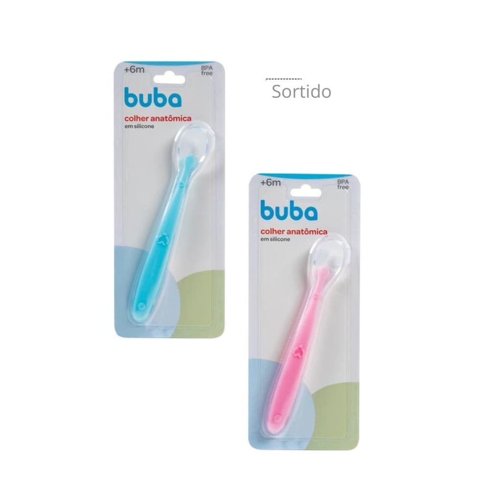 Colher em Silicone Sortido | Buba - 1 Unidade