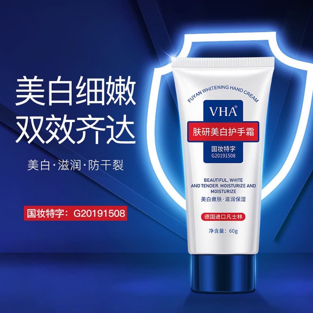 VHA Skin Research Creme Clareador para as Mãos 60g Cabelo 6 Varas Remover Amarelo Melhorar O Embotamento Iluminar o Tom