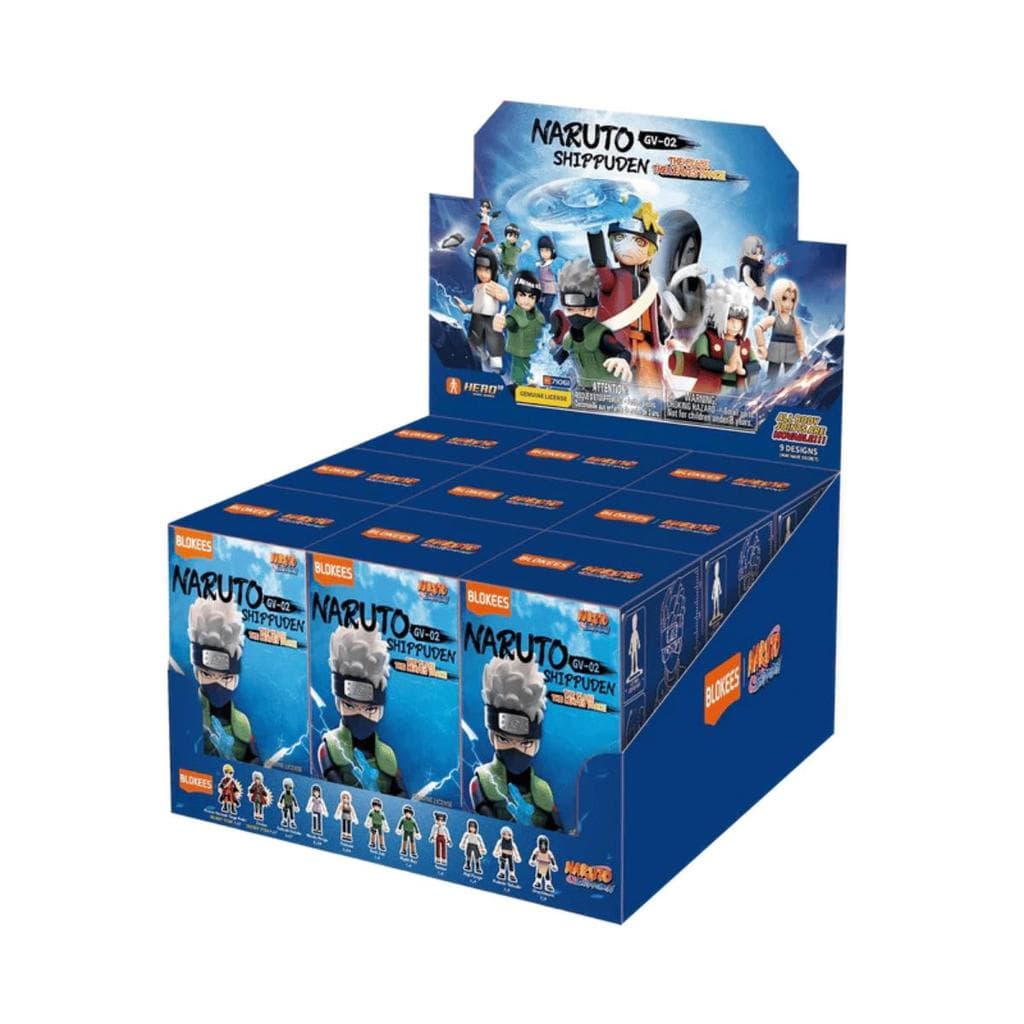 Kit 9 Naruto Blokees Coleção Completa Sem Repetidos