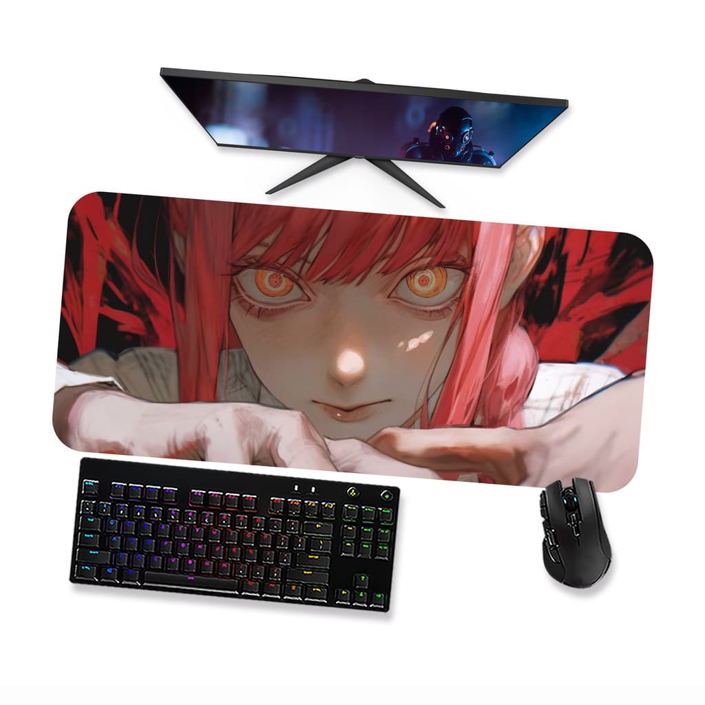 Mouse pad CHAINSAW MAN MAKIMA 4  Mousepad Gamer Grande 90x40 80x40 60x40 70x30 45x40