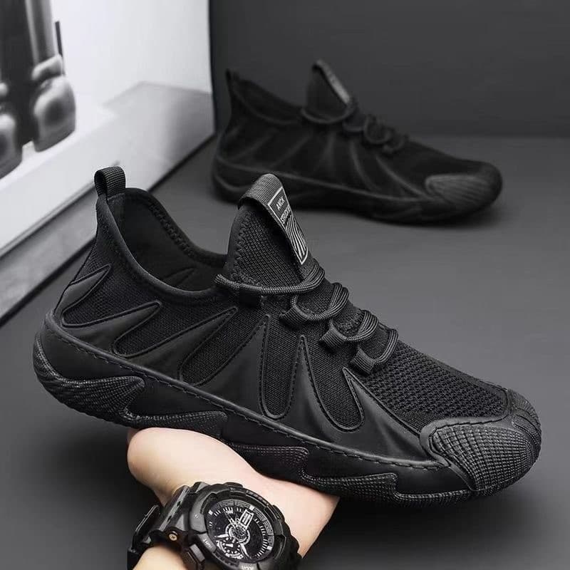2025 respirável sola macia na moda papai sapatos preto juventude trabalho sapatos masculinos versão coreana correndo sap