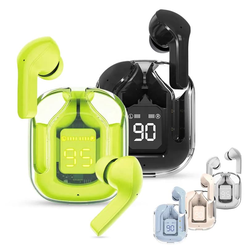 NOVO A31 Fone De Ouvido Ruído Cancelando Earbuds Bluetooth Sem Fio HiFi Stereo Com Carregamento De Visor Digital pratico
