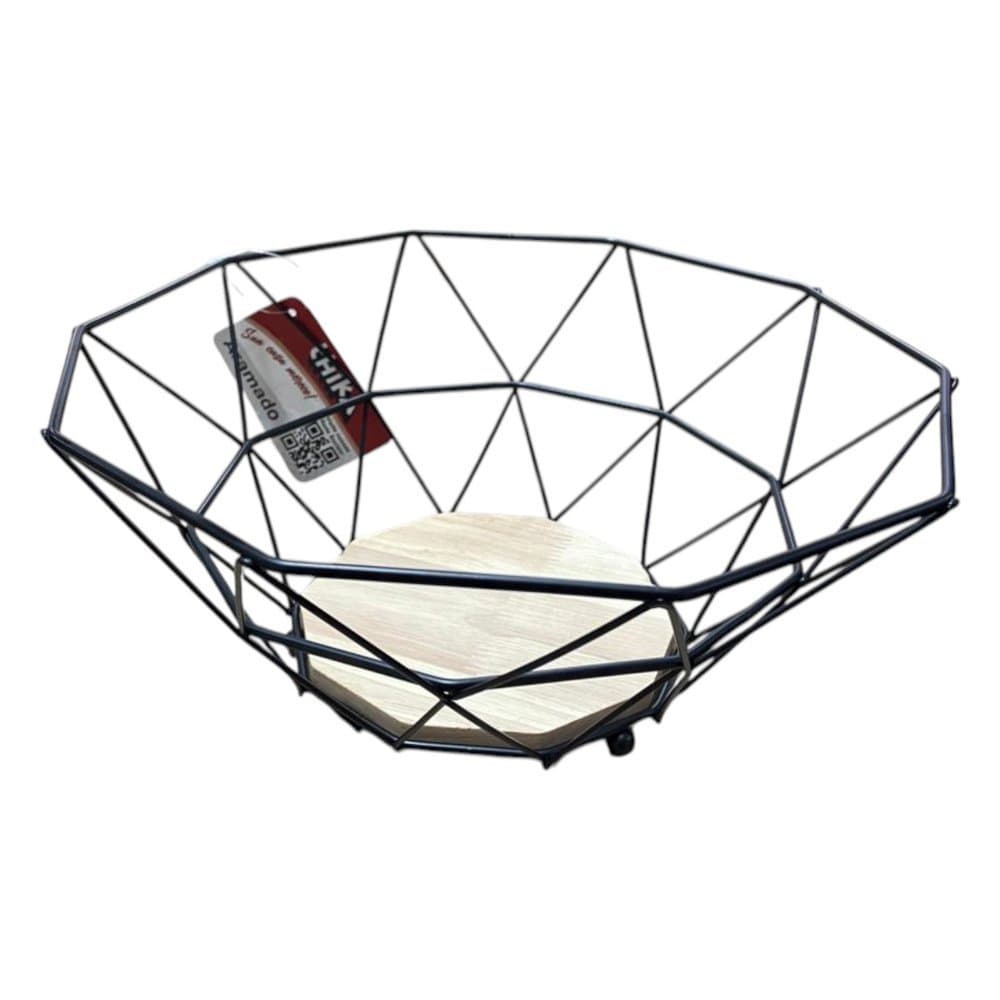 Fruteira Diamond Ecowood - Preta