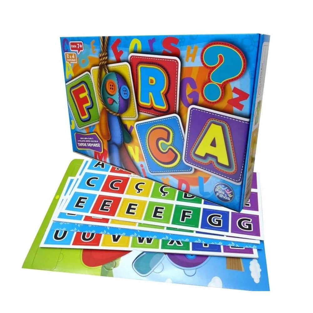 Jogo Forca Educativo Super Jogos Pais & Filhos