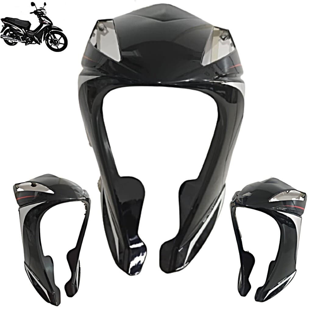 CARENAGEM PEITO FRONTAL JET 50 PRETO