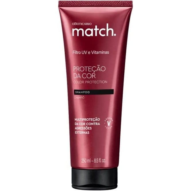 Shampoo Match. Proteção da Cor 250ml o Boticário VAL - 02/2028