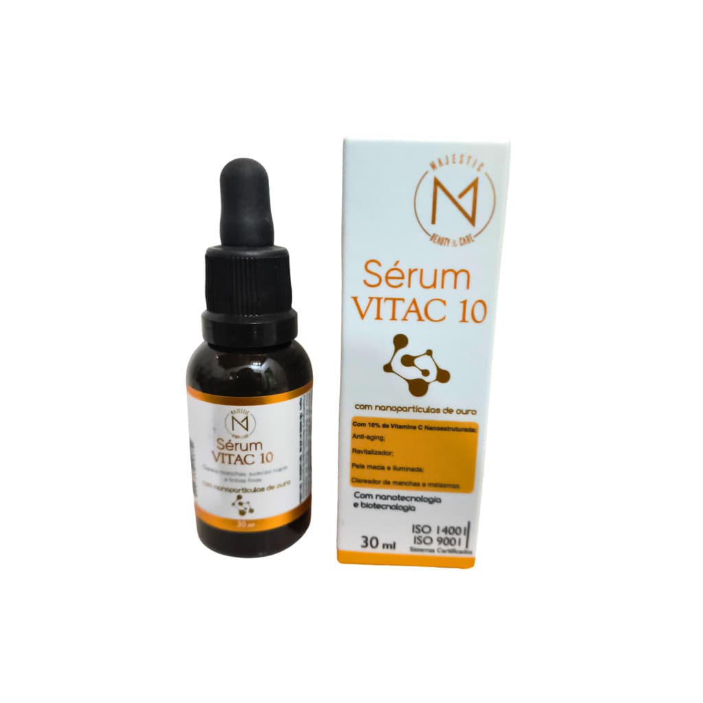 Sérum de Vitamina C Conta Gotas 30ml Majestic