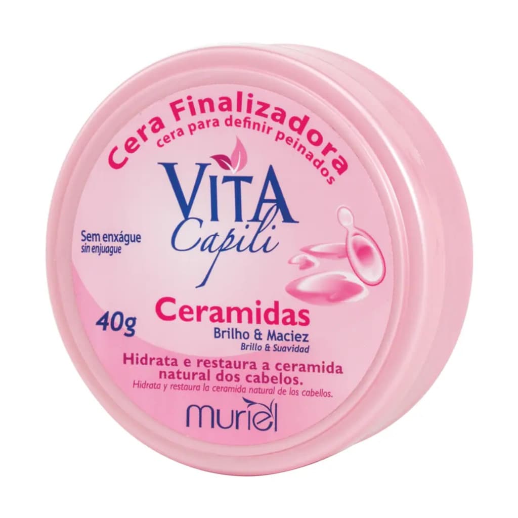 Cera Finalizadora Ceramidas Vita Capili Da Muriel 40g.