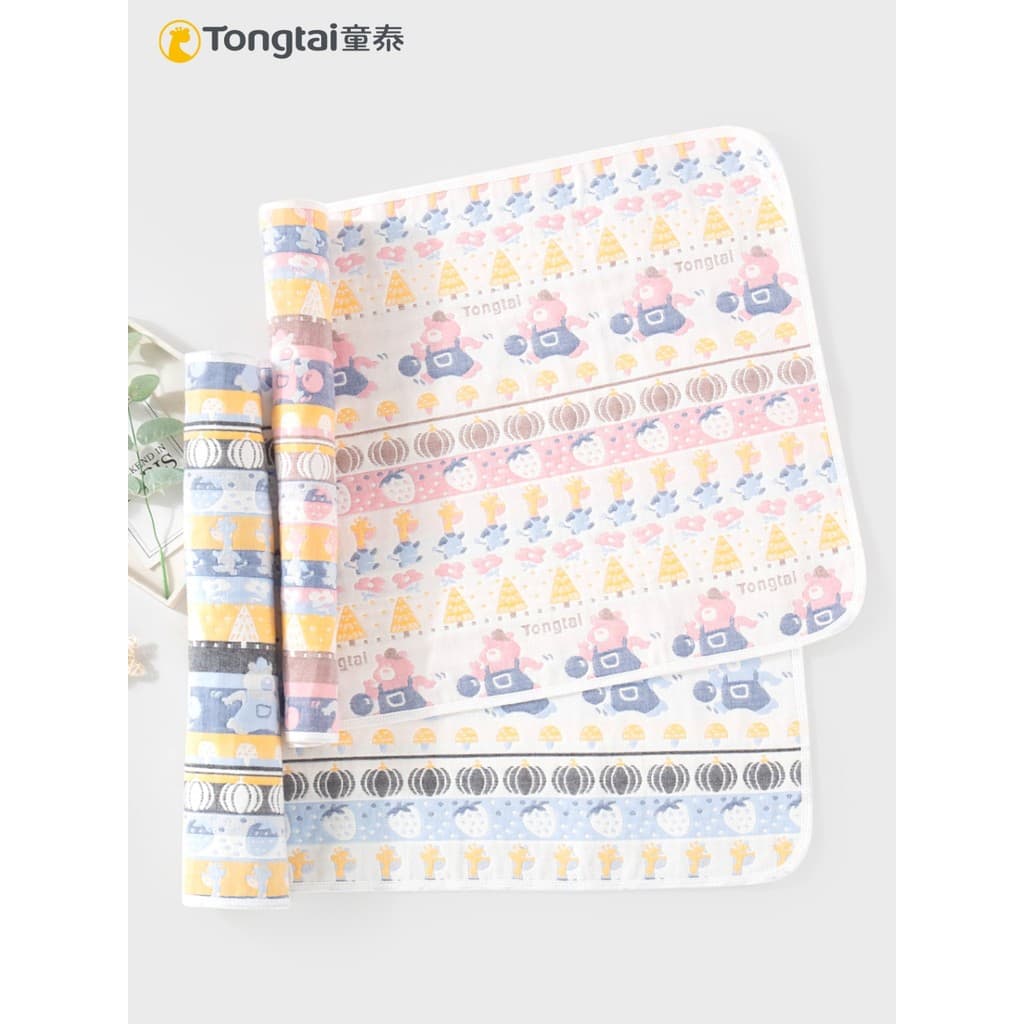 T Tongtai bebê macio legal esteira verão respirável gaze folha de cama do bebê crianças jardim de infância Nap colchão