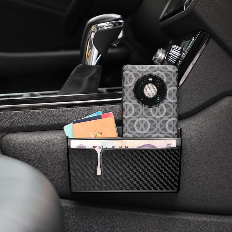 Caixa de armazenamento de carro caixa de armazenamento de telefone móvel para carro caixa de armazenamento pegajosa deco