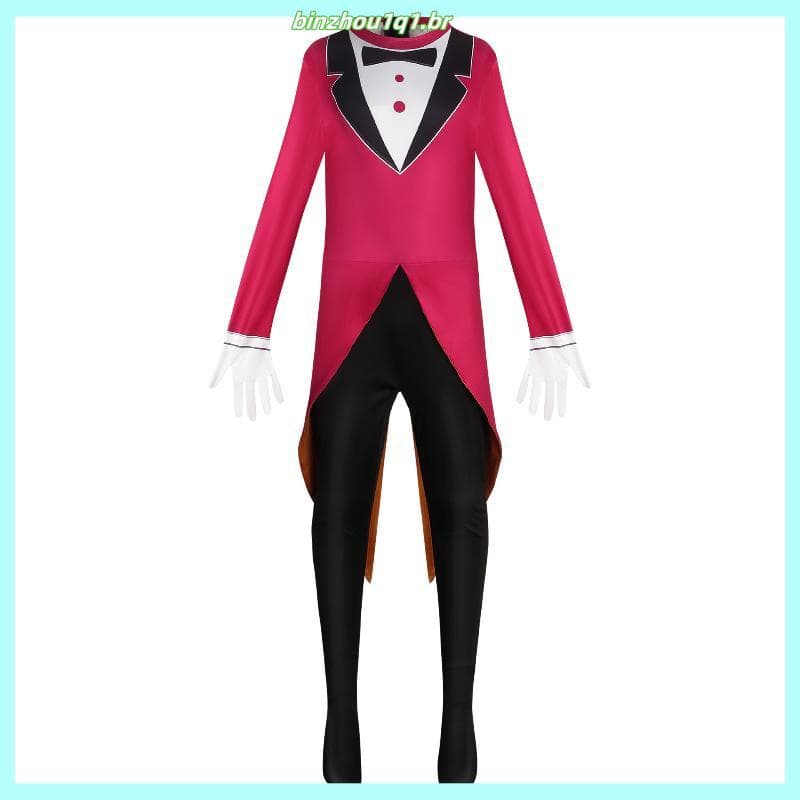O Incrível Traje De Halloween De Mascarada De Bola Circo Digital 3Pcs Para Meninos De 4-12 Anos