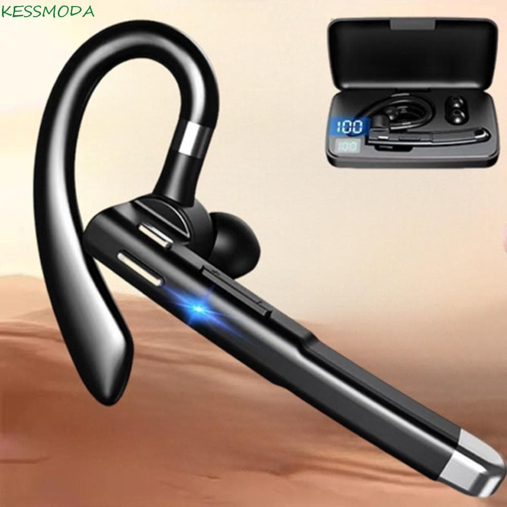 Fone De Ouvido Bluetooth Kesselmanmoda , Comercial Com Tela Giratória , Fones Intra-Auriculares Sem Fio Único