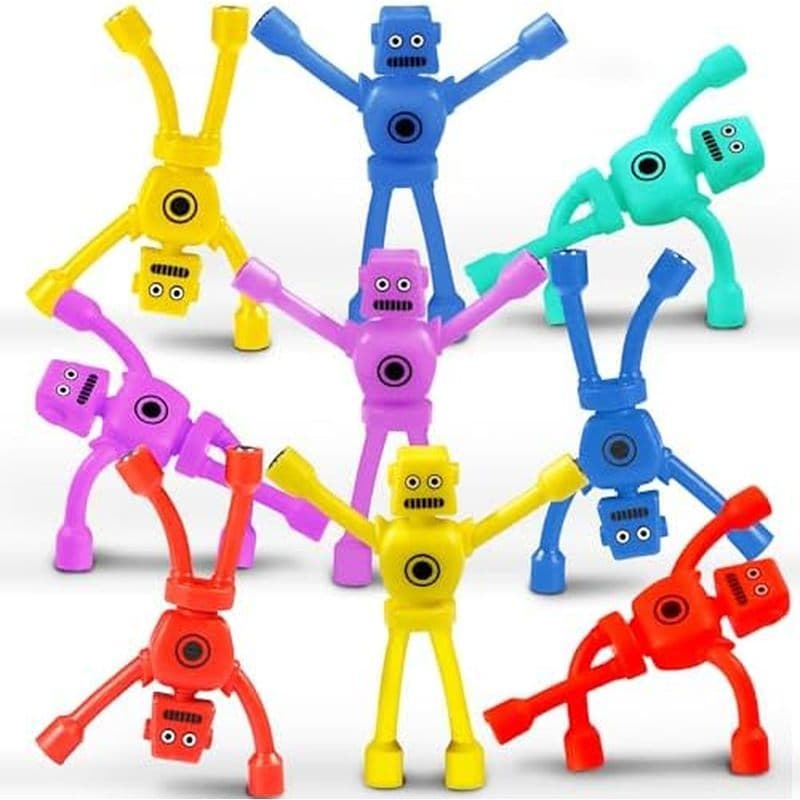 5PC Robô Magnético Homens Brinquedos De Viagem Para Crianças Meninos Fidget Toys Avião De Estrada Carro Atividades Ímãs