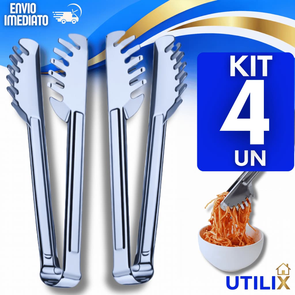 Pegadores De Massa Em Aço Inox Cozinha Restaurantes Buffet 20 Cm Multiuso Utensílios