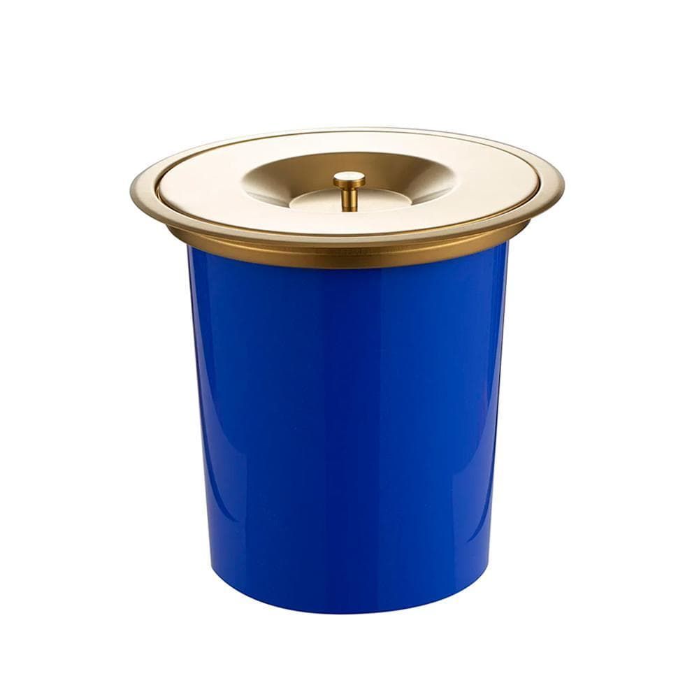 Lixeira De Embutir Para Bancada 5 Litros Aço Inox 201 Pingoo - Dourado Escovado