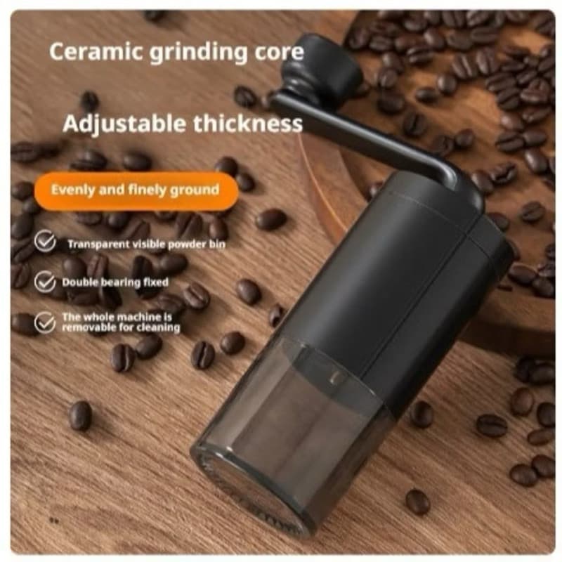 Moedor de café Manual grosso e fino Ajustável mão Manivela Coffee grinder   ref-928