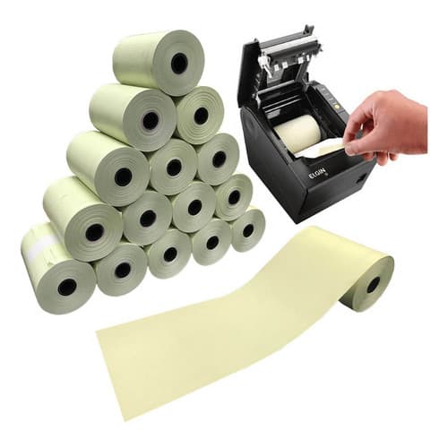 Kit 60 Rolos Bobina Termica 80x30 30m Pdv Cupom Fiscal Sat Impressora Elgin Bematech Daruma Zebra