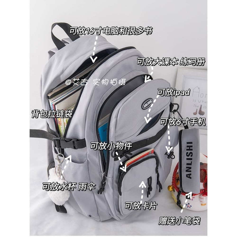 Harajuku japonês mochila de ferramentas de grande capacidade estudantes do ensino médio mochila Retro masculino american