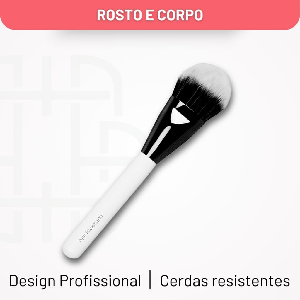 Pincel de Maquiagem Extra Grande Para Corpo e Rosto Ana Hickmann