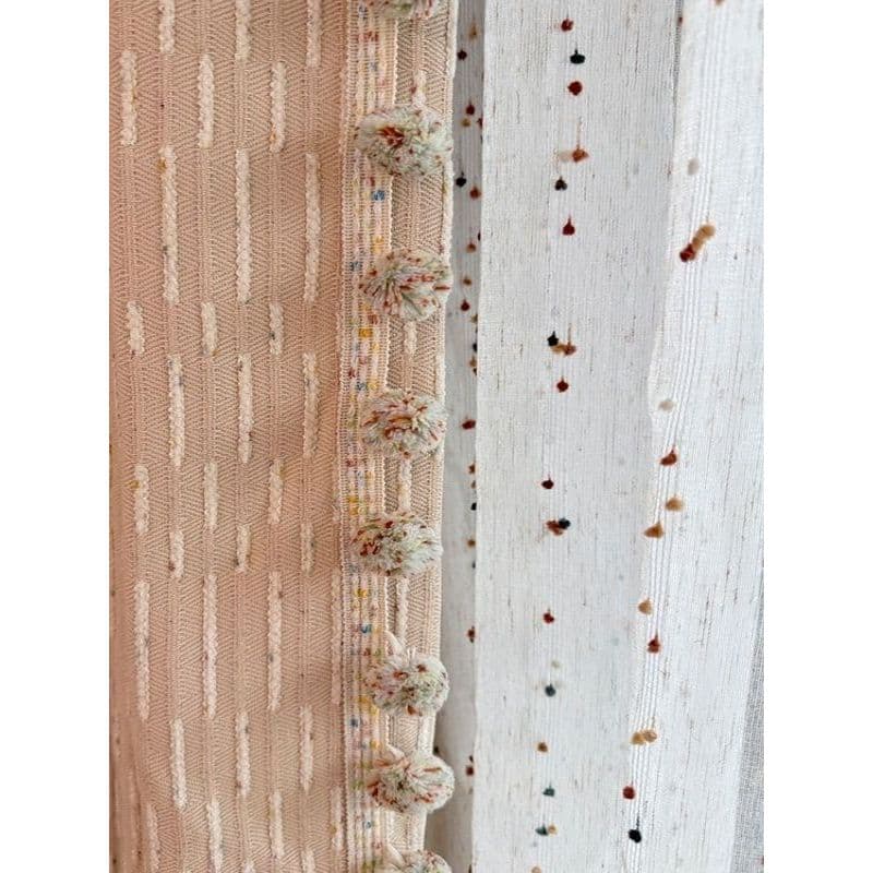 Nova nota rosa High-End princesa creme cortina dos desenhos animados menina quarto das crianças rosa doce coelho Bay jan