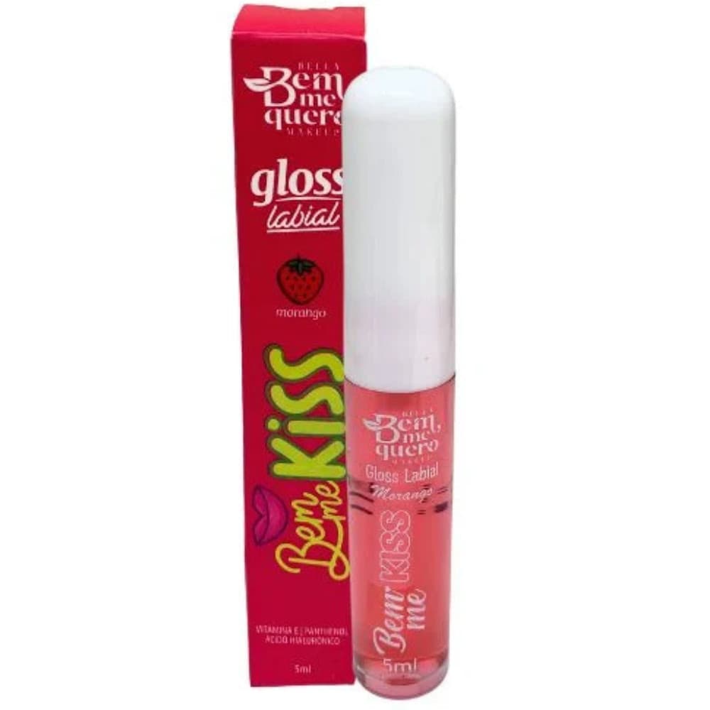 Gloss Labial Bem Me Quero Morango 5ml