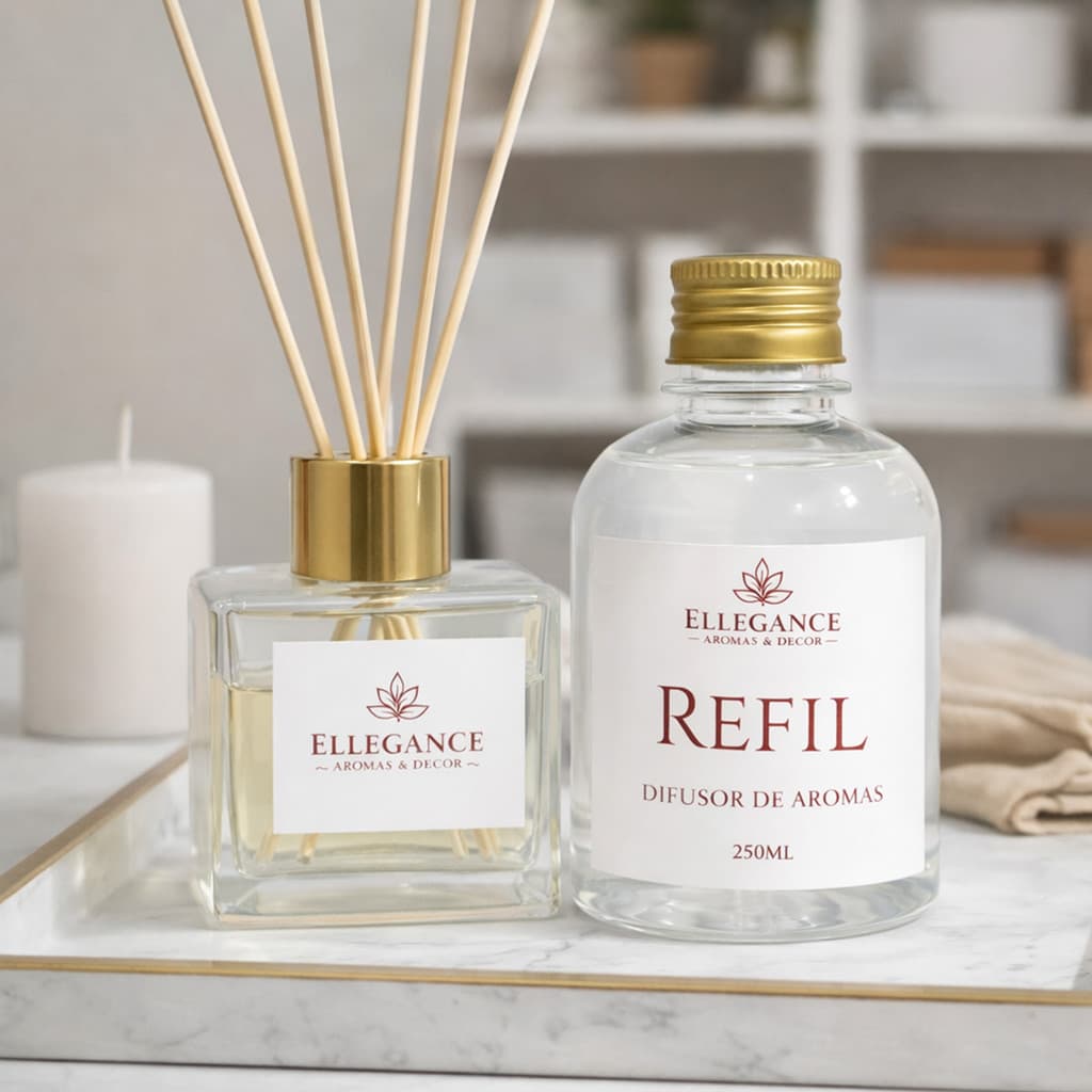 Refil para Difusor de Aromas 250ml | Essências Premium - Ellegance Aromas
