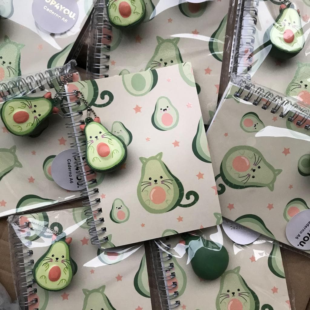 Abacate A6 bobina caderno grade Horizontal caderno bloco de notas portátil bloco de notas diário