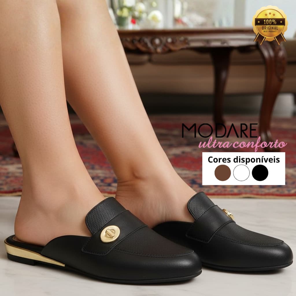 Mule Feminino Confortável Modare Ultraconforto Casual Elegante Leve Macio Dia a Dia