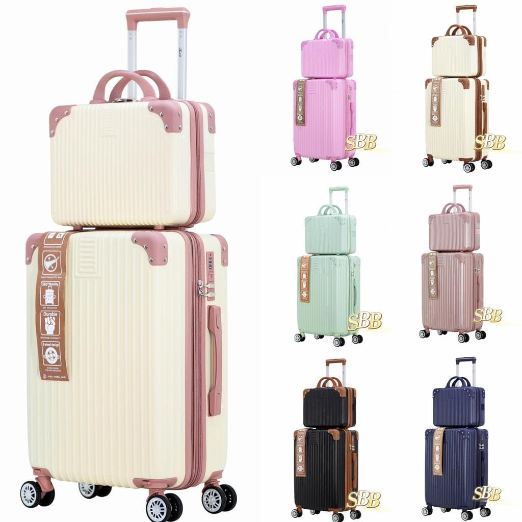 Kit conjunto de mala de bordo. Alto Qualidade,4 Double wheel Roda Gira 360 Grau/ mala de viagem/ABS