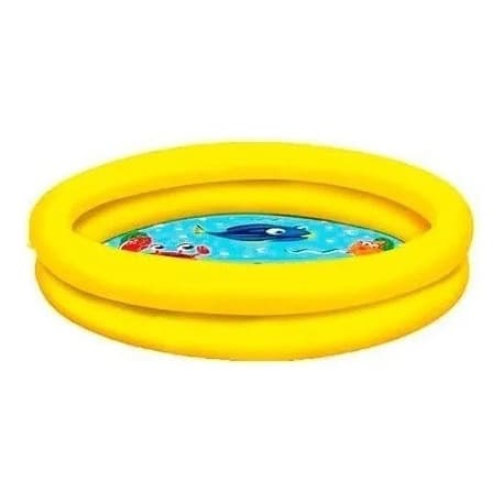 Piscina Bebe Infantil 2 Anéis Infláveis Sortidos 61 Litros Sortida