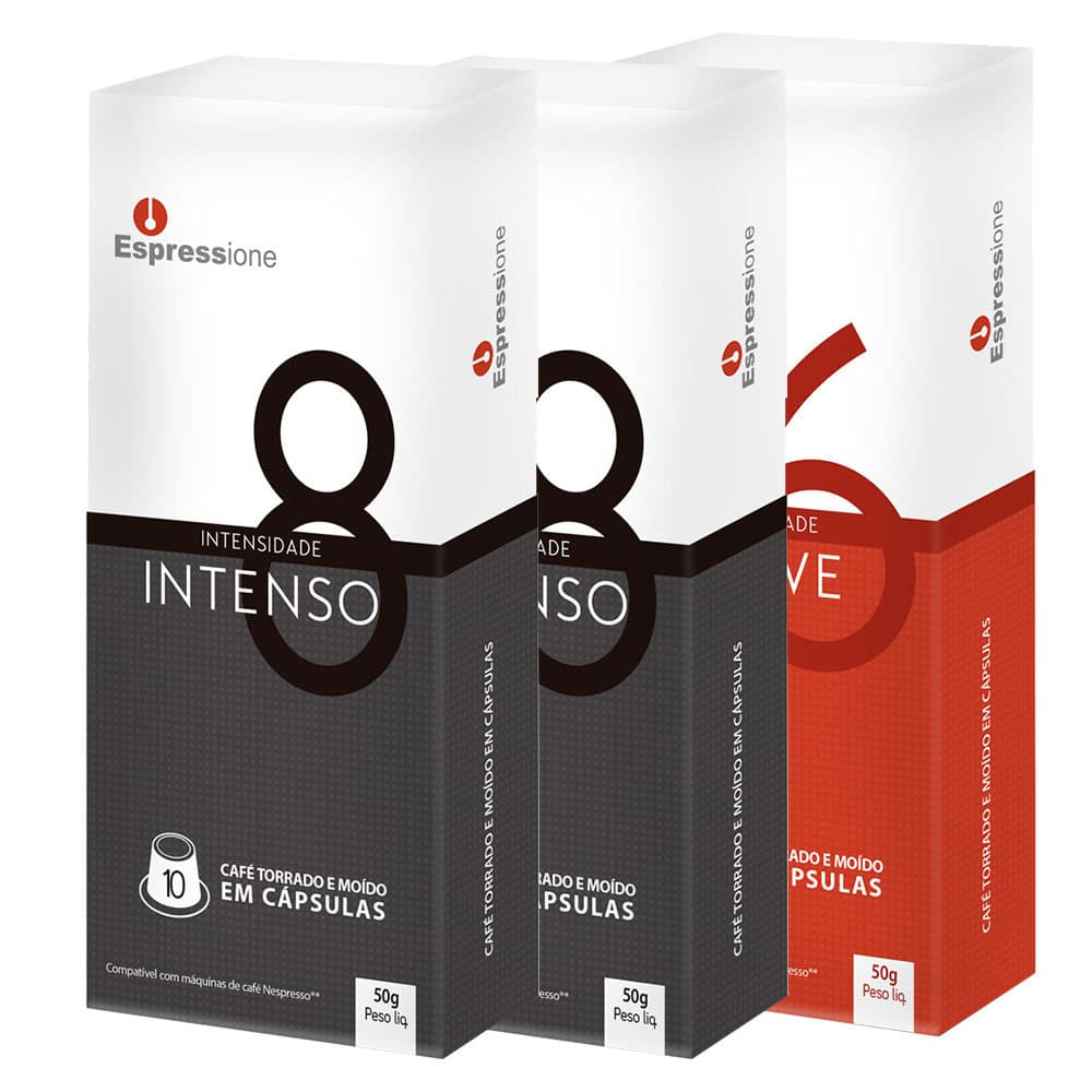 Capsulas de caf茅 compativeis Nespresso Espressione Misto - 30 C谩psulas
