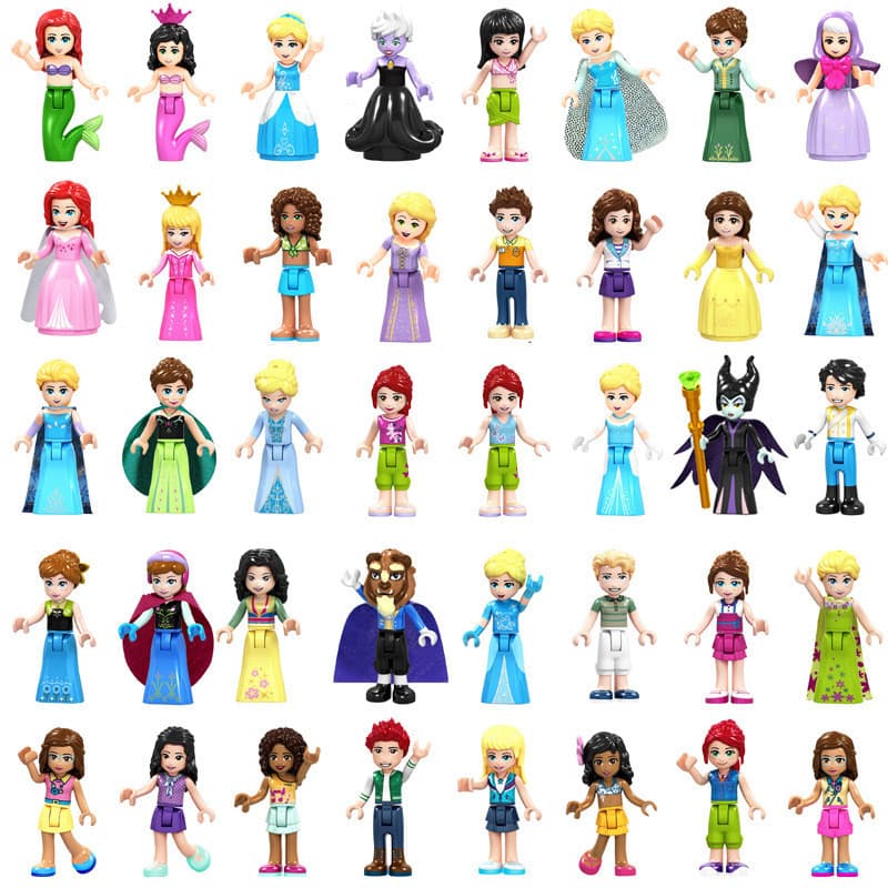 Brinquedos de minifigura de bloco de construção montado para crianças/exercício de quebra-cabeça habilidade prática/orna