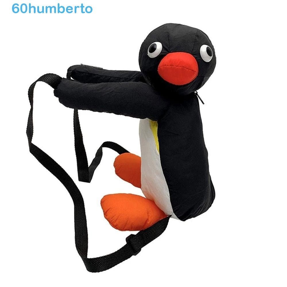 HUMBERTO Saco De Pelúcia De Pingüim 38cm Lovely Plush Backpack Mochila Animal Recheada Brinquedos