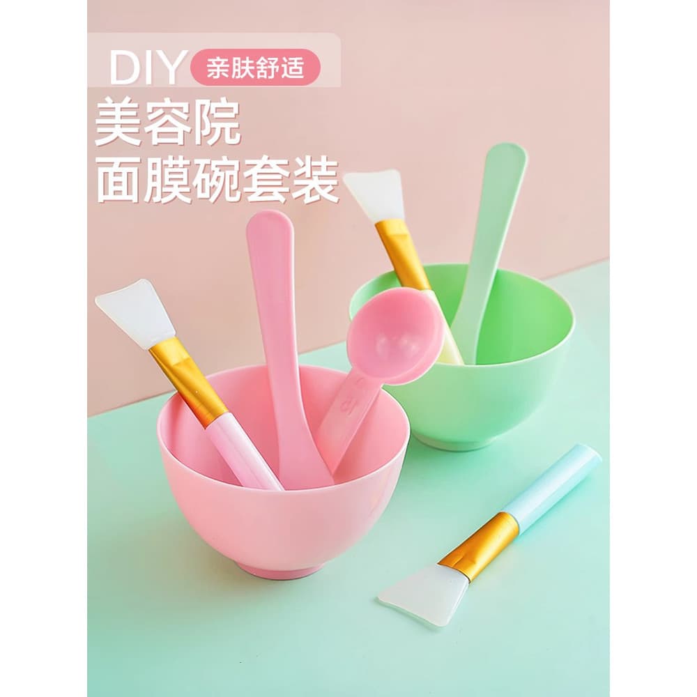 Conjunto de escova de máscara de Silicone, pincel de maquiagem para salão de beleza, aplicar máscara de lama de limpeza,