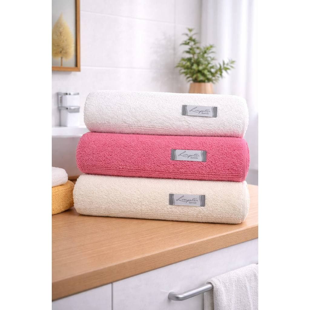 3 Toalhas de Banhão Gigante Grossa Macia Felpuda Alta Absorção Super Luxo Premium 100% Algodão